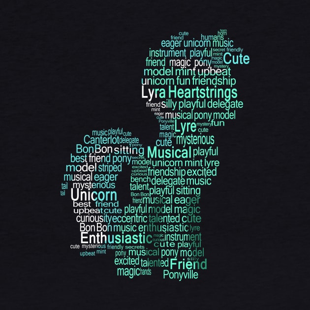 My Little Pony - Lyra Heartstrings Typography by SSXVegeta